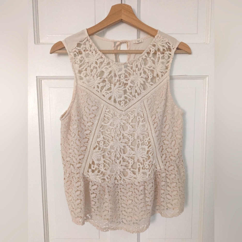 Cotton lace dress tank